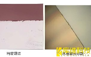 <b>水導激光加工技術：傳統(tǒng)加工與水導激光在相同工藝參數(shù)下的加工表面質量對比</b>